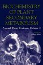 Biochemistry of Plant Secondary Metabolism