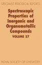 Spectroscopic Properties of Inorganic and Organometallic Compounds: Volume 27