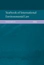 Yearbook of International Environmental Law, Volume 10, 1999