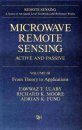 Microwave Remote Sensing: Active and Passive, Volume 3
