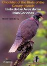 Checklist of the Birds of the Canary Islands / Lista de las Aves de las Islas Canarias