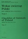 Checklist of Animals of Poland, Volume 1: Insects: Protura - Planipennia