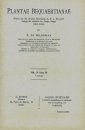 Plantae Bequaertianae, Volume 4, Fascicles 1-4 (4-Volume Set)