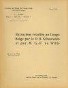 Batraciens Récoltés au Congo par le Dr. H. Schouteden et M.G.-F. de Witte