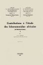 Contributions à l'étude des Ichneumonidae Africains (Hymenoptera) I