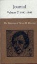 The Writings of Henry David Thoreau: Journal, Volume 2: 1842-1848