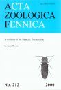 Acta Zoologica Fennica, Vol. 212: A Revision of the Nearctic Eucnemidae