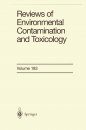 Reviews of Environmental Contamination and Toxicology, Volume 183