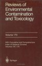 Reviews of Environmental Contamination and Toxicology, Volume 170