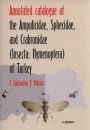 Annotated Catalogue of the Ampulicidae, Sphecidae, and Crabronidae (Insecta: Hymenoptera) of Turkey