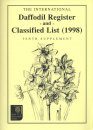 The International Daffodil Register and Classified List (1998): Tenth Supplement