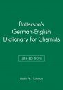 Patterson's German-English Dictionary for Chemists