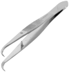 Forceps: F5 - Sharp/Curved/125mm