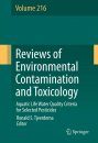Reviews of Environmental Contamination and Toxicology, Volume 216