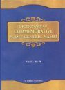 Dictionary of Commemorative Plant Generic Names, Volume 2: Ba-Bl