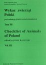 Checklist of Animals of Poland, Volume 3: Insecta: Coleoptera, Strepsiptera