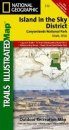 Utah: Map for Island in the Sky District Canyonlands National Park