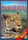 Tourist Map of the Serengeti National Park with Enlarged Maps