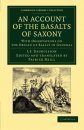 An Account of the Basalts of Saxony