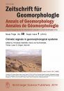 Climatic Signals in Geomorphological Systems 