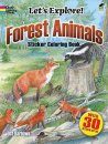 Forest Animals Sticker Coloring Book