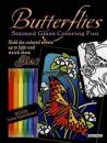 Butterflies Stained Glass Coloring Fun