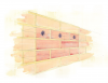 Terraced Sparrow Box - Smooth Brick