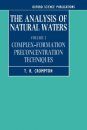 The Analysis of Natural Waters, Volume 1