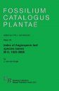 Fossilium Catalogus Plantae, Volume 111