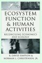 Ecosystem Function and Human Activities