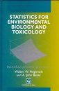 Statistics for Environmental Biology and Toxicology