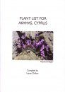 Plant List for Akamas, Cyprus