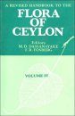 A Revised Handbook to the Flora of Ceylon, Volume 4