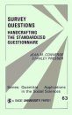 Survey Questions: Handcrafting the Standardized Questionnaire