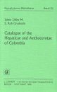 Catalogue of the Hepaticae and Anthocerotae of Colombia