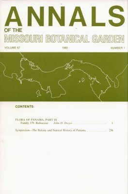 Annals of the Missouri Botanical Garden, Volume 67 (Number 1&2)