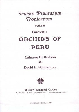 Fascicle 1: Orchids of Peru (Part 1)