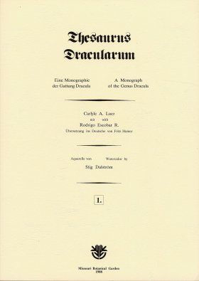 Thesaurus Dracularum, Fascicle 1: A Monograph of the Genus Dracula / Eine Monographie det Gattung Dracula
