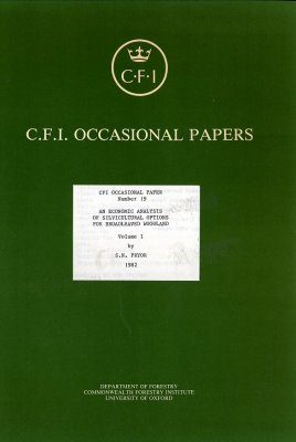 An Economic Analysis of Silvicultural Options for Broadleaved Woodlands