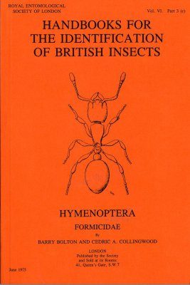 RES Handbook, Volume 6, Part 3c: Hymenoptera - Formicidae