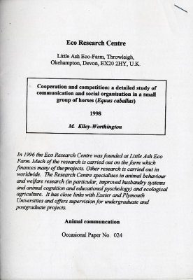 Cooperation and Competition