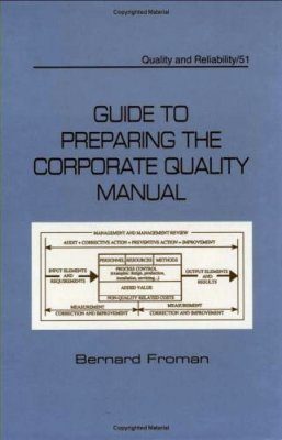 Guide to Preparing the Corporate Quality Manual