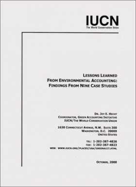 Lessons Learned From Environmental Accounting: Findings From Nine Case Studies