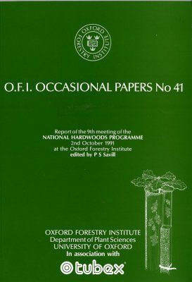 National Hardwoods Programme: Report of the Ninth Meeting, 2 October 1991