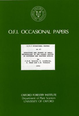 Structure and Growth of Small Enterprises in the Forest Sector in Southern and Eastern Africa