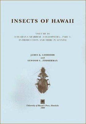 Insects of Hawai'i Volume 16: Coleoptera: Carabidae