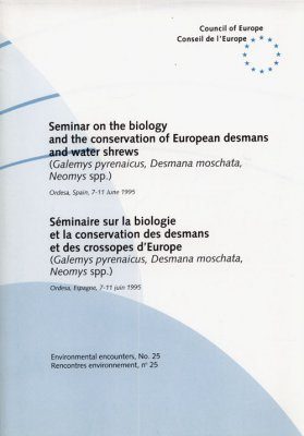 Seminar on the Biology and the Conservation of European Desmans and Water Shrews