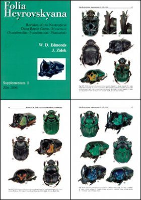 Folia Heyrovskyana, Supplement 11: Revision of the Neotropical Dung Beetle Genus Oxysternon (Scarabaeidae: Scarabaeinae: Phanaeini)