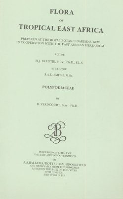 Flora of Tropical East Africa: Polypodiaceae