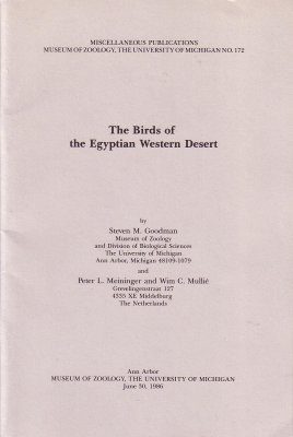 The Birds of the Egyptian Western Desert